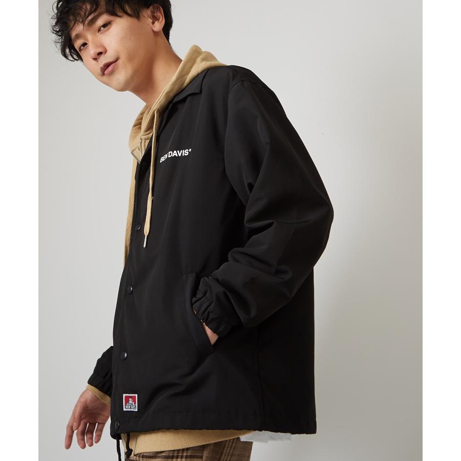 BEN DAVIS ベンデイビス コーチジャケット メンズ ナイロン ロゴ 黒 緑 グリーン ナイロンジャケット ブランド ベンデービス ストリートファッション アメカジ | BEN DAVIS | 07