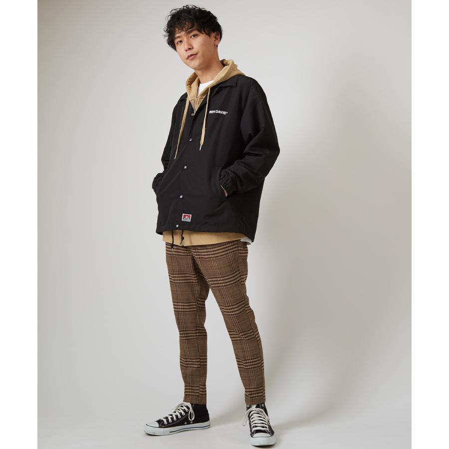 BEN DAVIS ベンデイビス コーチジャケット メンズ ナイロン ロゴ 黒 緑 グリーン ナイロンジャケット ブランド ベンデービス ストリートファッション アメカジ | BEN DAVIS | 08