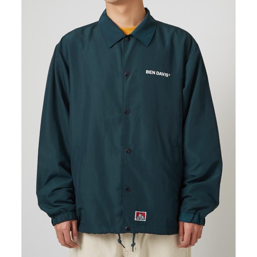 BEN DAVIS ベンデイビス コーチジャケット メンズ ナイロン ロゴ 黒 緑 グリーン ナイロンジャケット ブランド ベンデービス ストリートファッション アメカジ | BEN DAVIS | 09