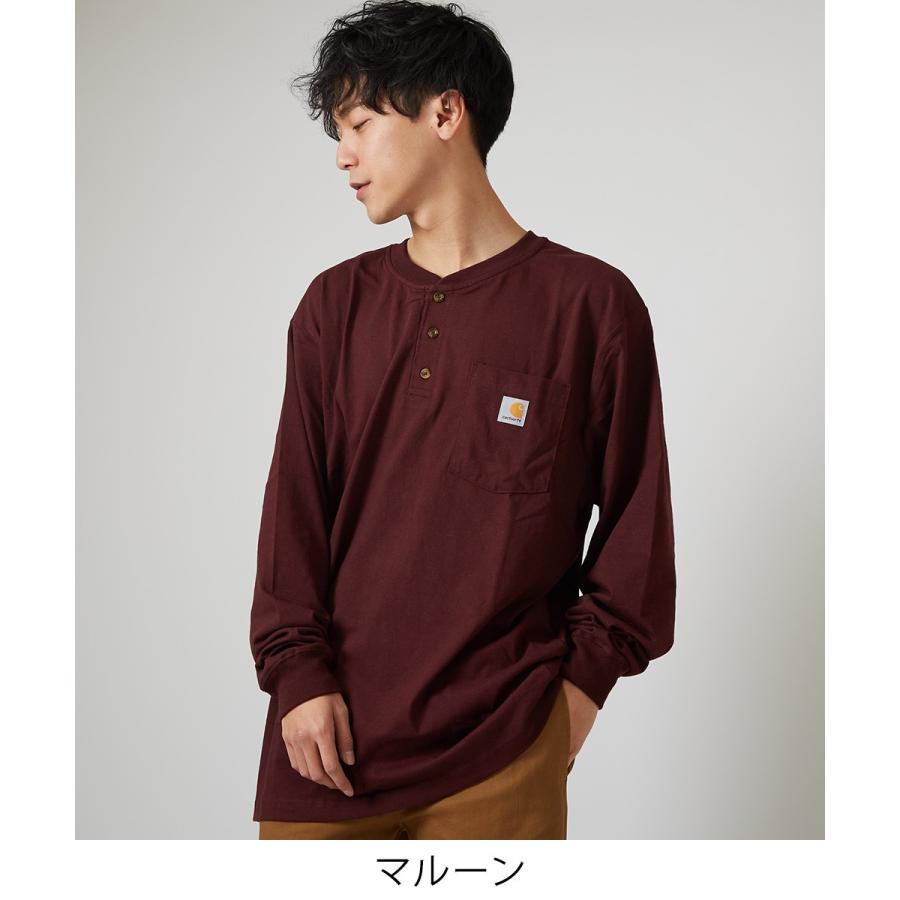 Carhartt（カーハート） ロンT メンズ Tシャツ ポケT 胸ポケット