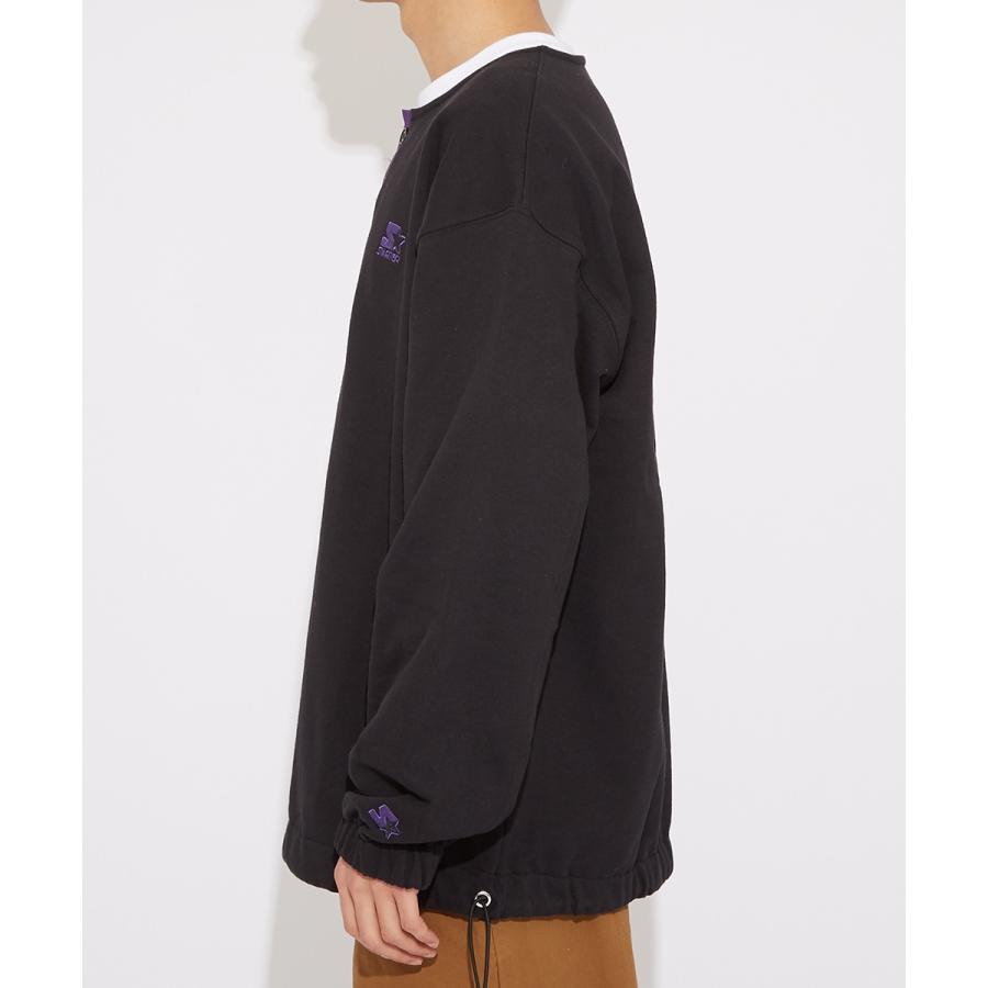 STARTER BLACK LABEL スターターブラックレーベル トレーナー メンズ スウェットトレーナー 長袖 ヘンリーネック ロゴ 刺繍 ゆったり 大きいサイズ | improves | 12