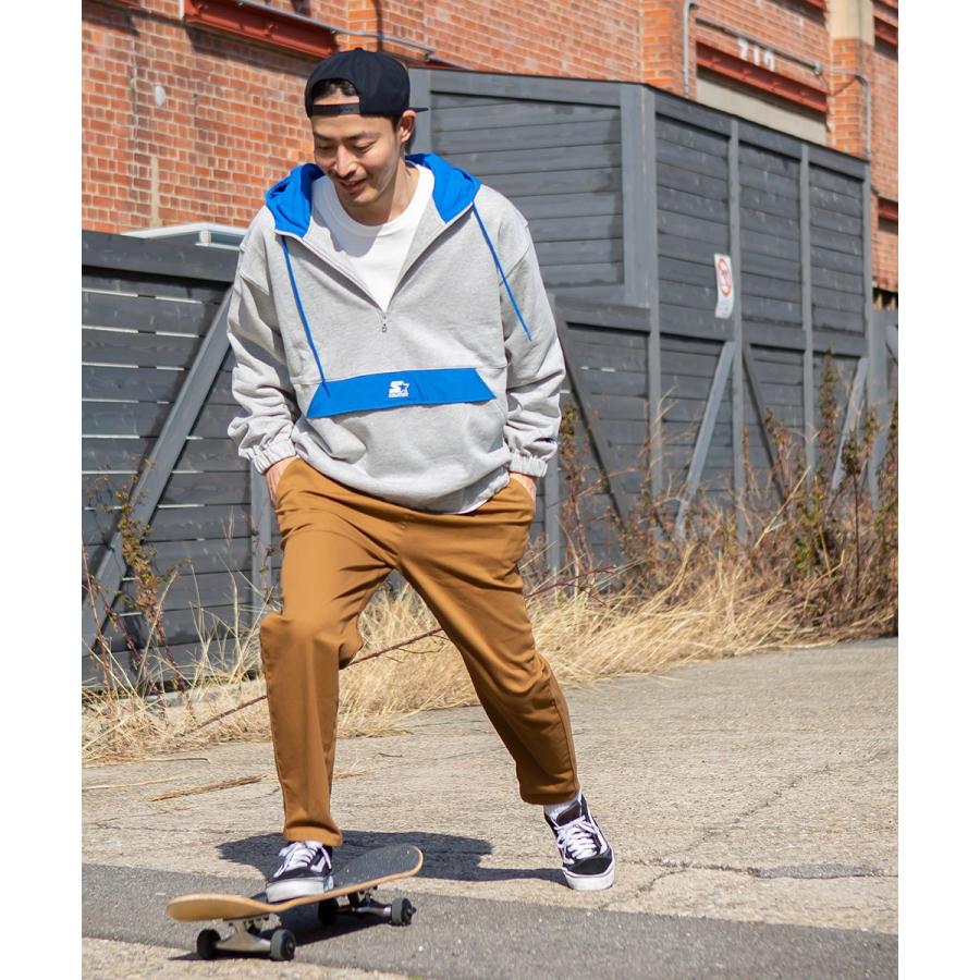 STARTER BLACK LABEL スターターブラックレーベル アノラックパーカー メンズ スウェットパーカー ハーフジップ 大きいサイズ プルオーバーパーカー | improves | 04