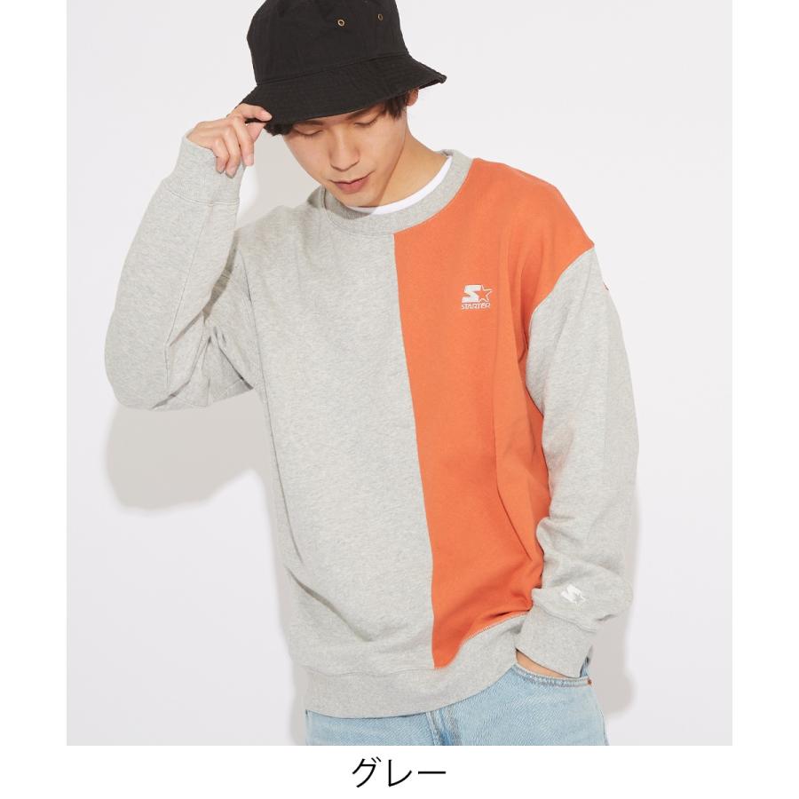 new balance トレーナー L オレンジ/ホワイト/ブラック improves（インプローブス） STARTER BLACK LABEL スターターブラック