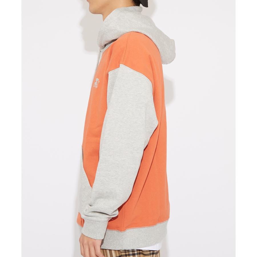 STARTER BLACK LABEL スターターブラックレーベル プルオーバーパーカー メンズ スウェットパーカー バイカラー 長袖 ロゴ 刺繍 ゆったり 大きいサイズ ブランド | improves | 11