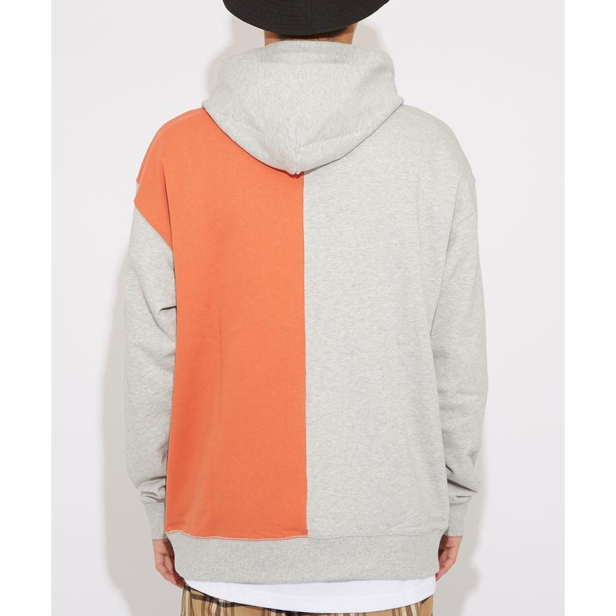 STARTER BLACK LABEL スターターブラックレーベル プルオーバーパーカー メンズ スウェットパーカー バイカラー 長袖 ロゴ 刺繍 ゆったり 大きいサイズ ブランド | improves | 12