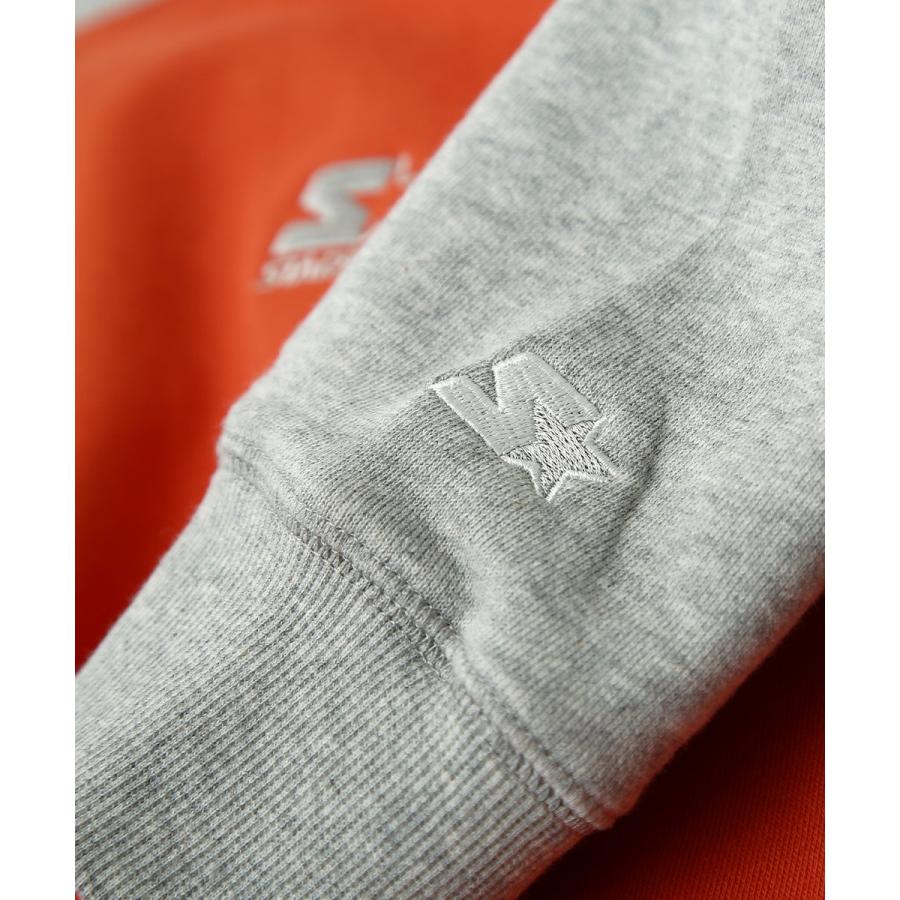 STARTER BLACK LABEL スターターブラックレーベル プルオーバーパーカー メンズ スウェットパーカー バイカラー 長袖 ロゴ 刺繍 ゆったり 大きいサイズ ブランド | improves | 16