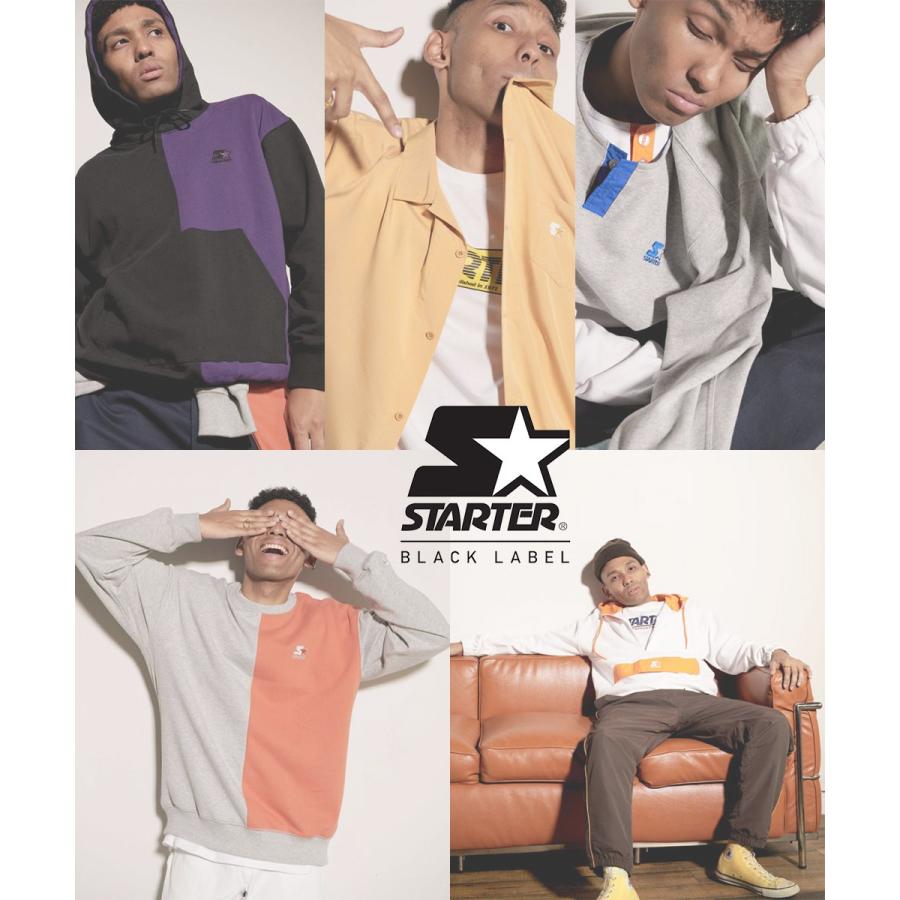 STARTER BLACK LABEL スターターブラックレーベル ロンT メンズ 長袖Tシャツ ロゴT クルーネック プリントTシャツ 大きいサイズ Tシャツ カットソー | improves | 01