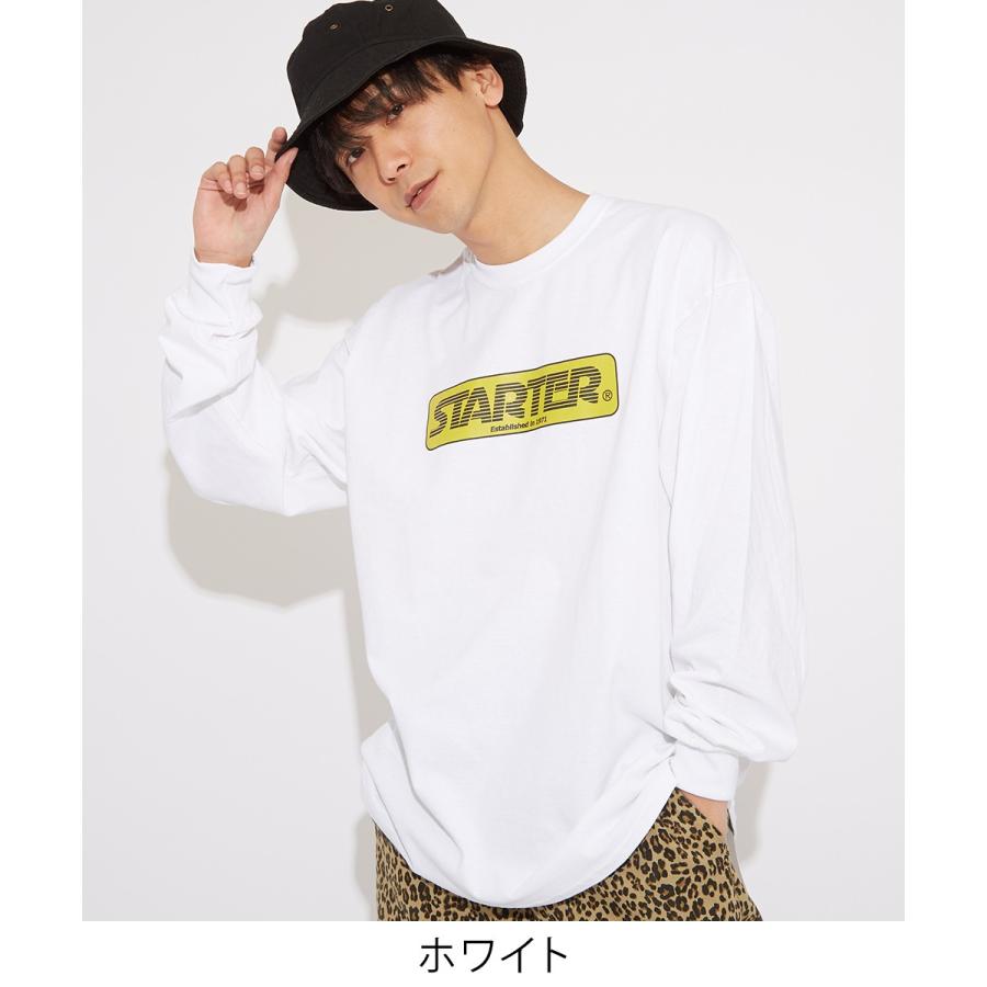 STARTER BLACK LABEL スターターブラックレーベル ロンT メンズ 長袖Tシャツ ロゴT クルーネック プリントTシャツ 大きいサイズ Tシャツ カットソー | improves | 06