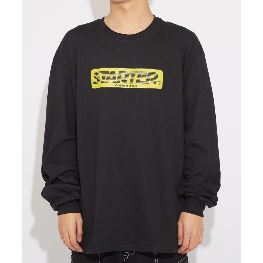 STARTER BLACK LABEL スターターブラックレーベル ロンT メンズ 長袖Tシャツ ロゴT クルーネック プリントTシャツ 大きいサイズ Tシャツ カットソー | improves | 08