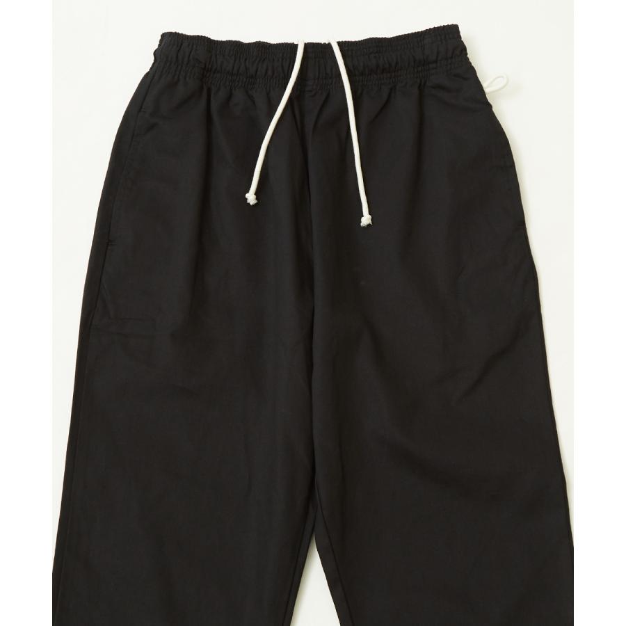 シェフパンツ メンズ イージーパンツ ウエストゴム ワイドパンツ ゆったり 大きいサイズ チノパンツ 黒 青 ストリートファッション improves | improves | 17