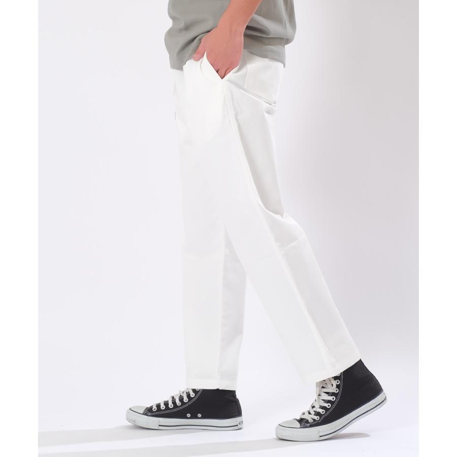 シェフパンツ メンズ イージーパンツ ウエストゴム ワイドパンツ ゆったり 大きいサイズ チノパンツ 黒 青 ストリートファッション improves | improves | 03