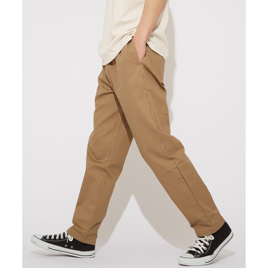 シェフパンツ メンズ イージーパンツ ウエストゴム ワイドパンツ ゆったり 大きいサイズ チノパンツ 黒 青 ストリートファッション improves | improves | 05