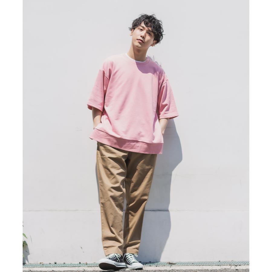 シェフパンツ メンズ イージーパンツ ウエストゴム ワイドパンツ ゆったり 大きいサイズ チノパンツ 黒 青 ストリートファッション improves | improves | 06