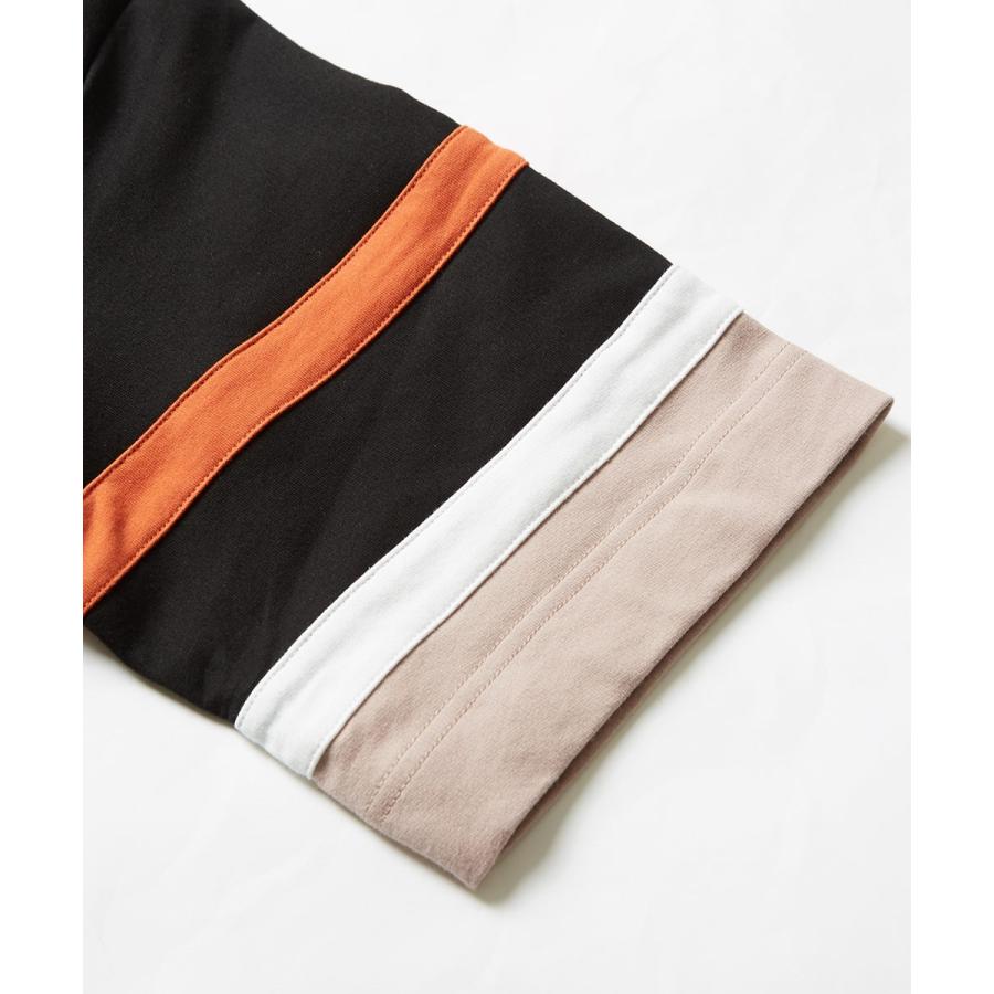 STARTER BLACK LABEL スターターブラックレーベル Tシャツ メンズ 半袖Tシャツ クルーネック スウェットシャツ ビッグシルエット ライン 大きいサイズ ブランド | improves | 10