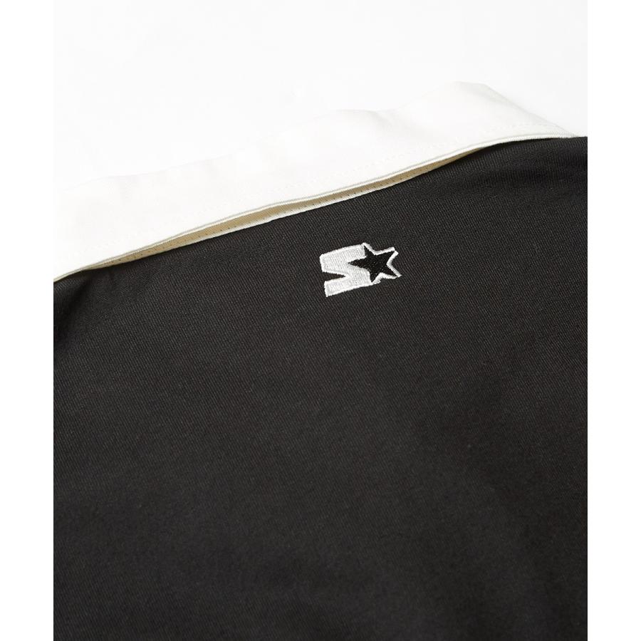 STARTER BLACK LABEL スターターブラックレーベル ポロシャツ メンズ 半袖 ビッグシルエット ラガーシャツ スウェットシャツ ロゴ ライン 大きいサイズ ブランド | improves | 11