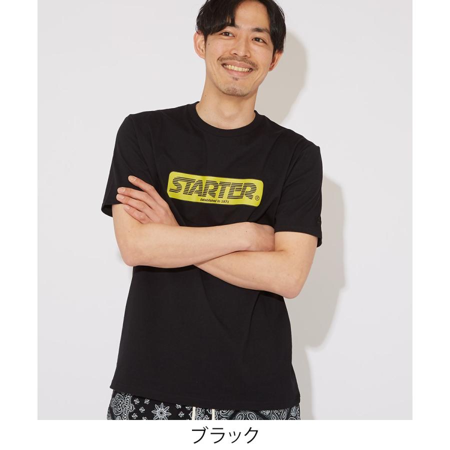 STARTER BLACK LABEL スターターブラックレーベル Tシャツ メンズ 半袖Tシャツ クルーネック ロゴT プリントTシャツ ゆったり 大きいサイズ ブランド | improves | 03