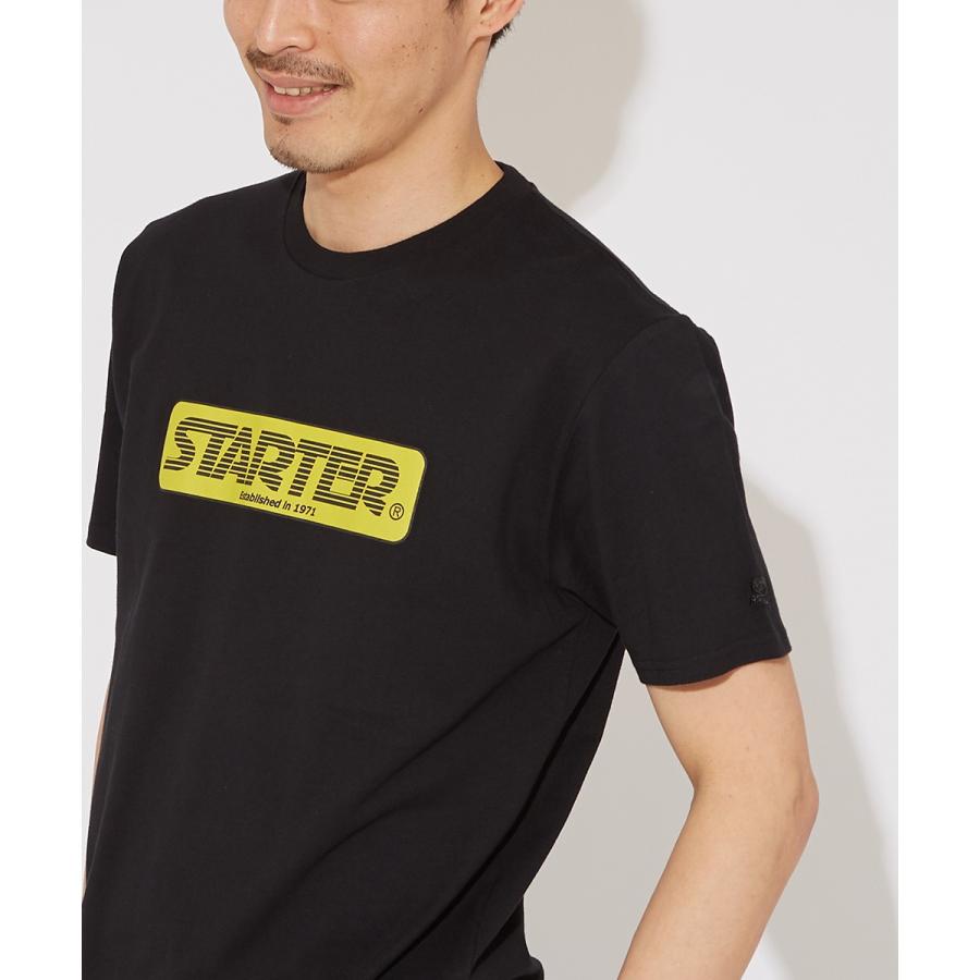 STARTER BLACK LABEL スターターブラックレーベル Tシャツ メンズ 半袖Tシャツ クルーネック ロゴT プリントTシャツ ゆったり 大きいサイズ ブランド | improves | 04