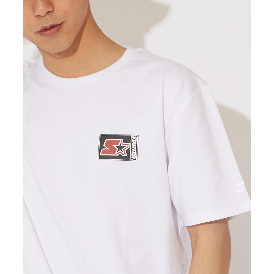 STARTER BLACK LABEL スターターブラックレーベル Tシャツ メンズ 半袖Tシャツ クルーネック ロゴT プリントTシャツ ゆったり 大きいサイズ カットソー ブランド | improves | 02