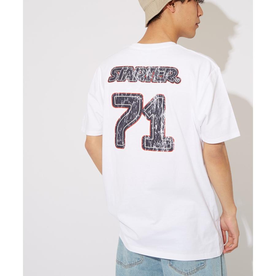 STARTER BLACK LABEL スターターブラックレーベル Tシャツ メンズ 半袖Tシャツ クルーネック ロゴT プリントTシャツ ゆったり 大きいサイズ カットソー ブランド | improves | 03