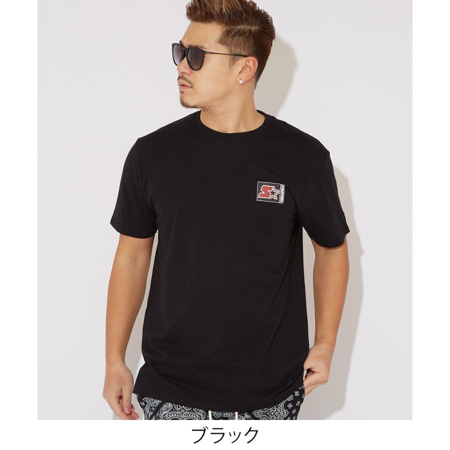 STARTER BLACK LABEL スターターブラックレーベル Tシャツ メンズ 半袖Tシャツ クルーネック ロゴT プリントTシャツ ゆったり 大きいサイズ カットソー ブランド | improves | 04
