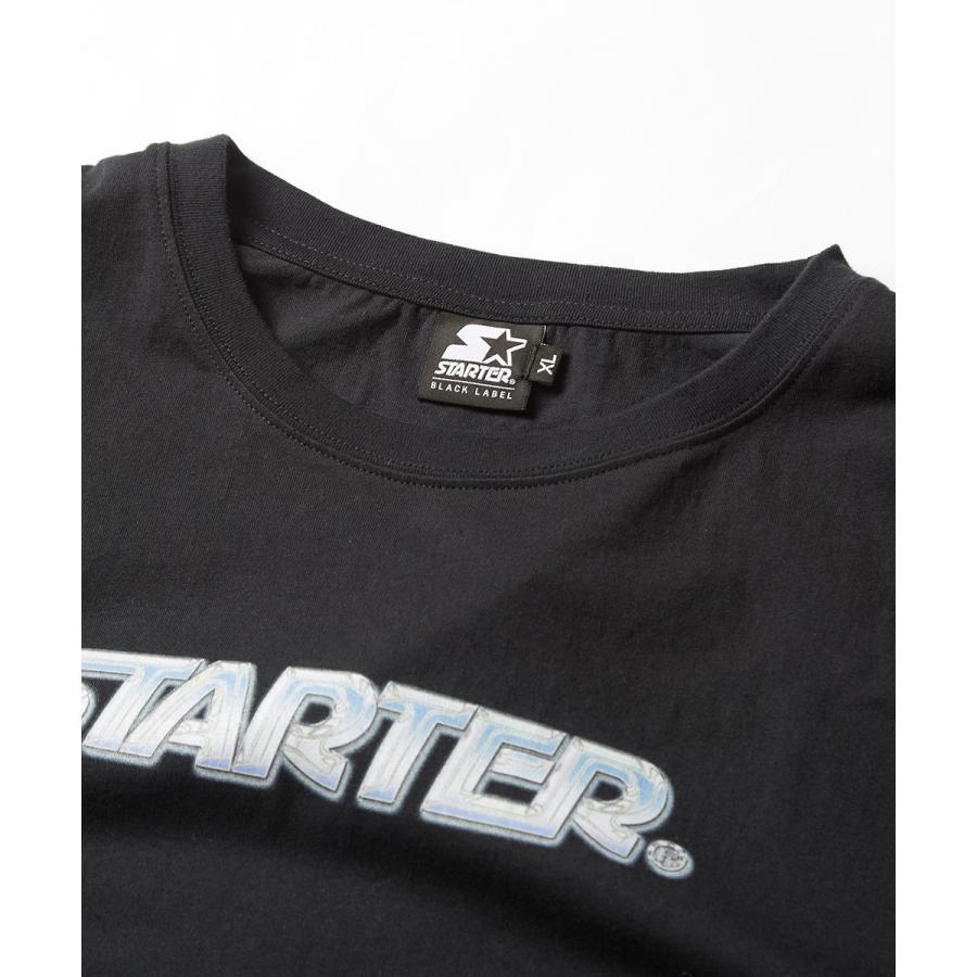 STARTER BLACK LABEL スターターブラックレーベル Tシャツ メンズ 半袖Tシャツ クルーネック ロゴT 刺繍 プリントTシャツ ゆったり 大きいサイズ ブランド | improves | 05
