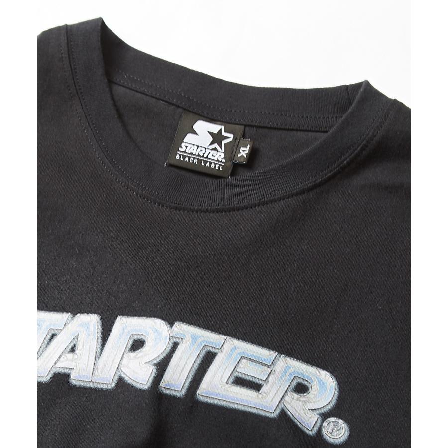 STARTER BLACK LABEL スターターブラックレーベル 長袖Tシャツ メンズ クルーネック ロゴT 刺繍 プリントTシャツ ビッグTシャツ ロンT  大きいサイズ ブランド | improves | 05