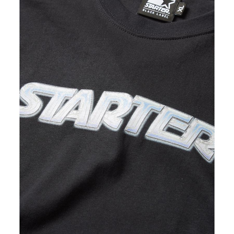 STARTER BLACK LABEL スターターブラックレーベル 長袖Tシャツ メンズ クルーネック ロゴT 刺繍 プリントTシャツ ビッグTシャツ ロンT  大きいサイズ ブランド | improves | 06