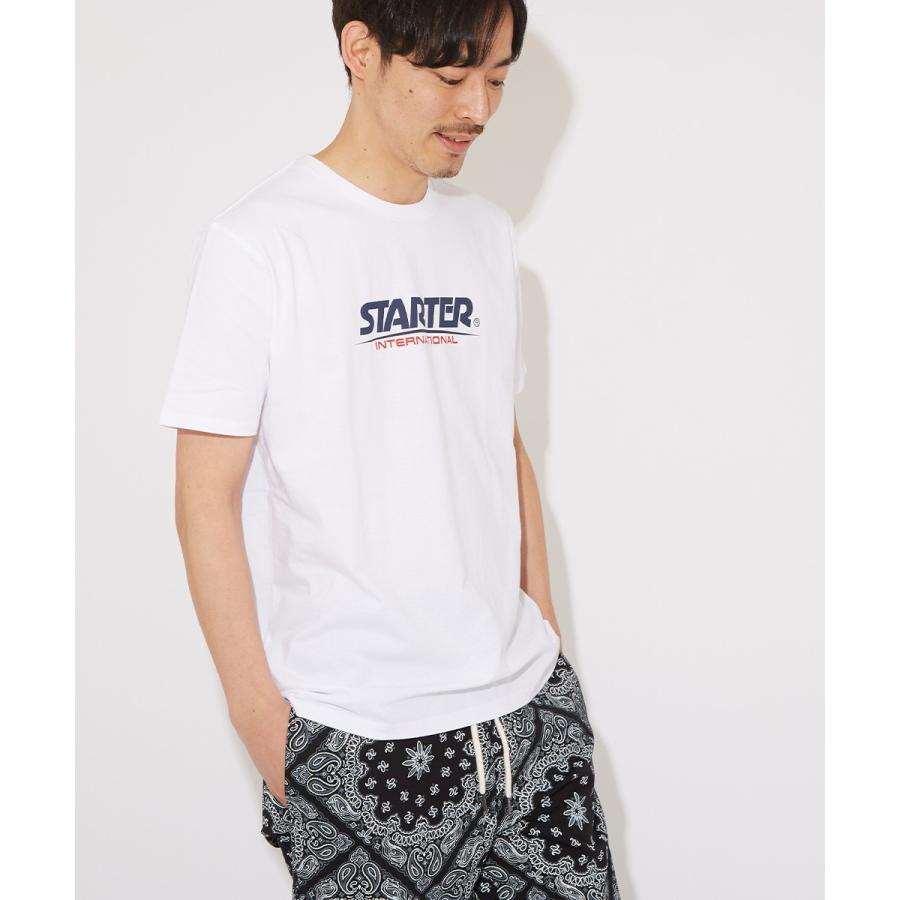 STARTER BLACK LABEL スターターブラックレーベル Tシャツ メンズ 半袖Tシャツ クルーネック ロゴT 刺繍 プリントTシャツ ゆったり 大きいサイズ ブランド | improves | 02