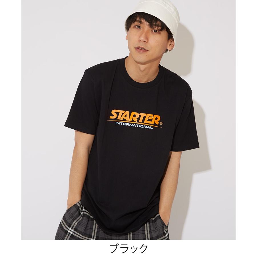 STARTER BLACK LABEL スターターブラックレーベル Tシャツ メンズ 半袖Tシャツ クルーネック ロゴT 刺繍 プリントTシャツ ゆったり 大きいサイズ ブランド | improves | 03