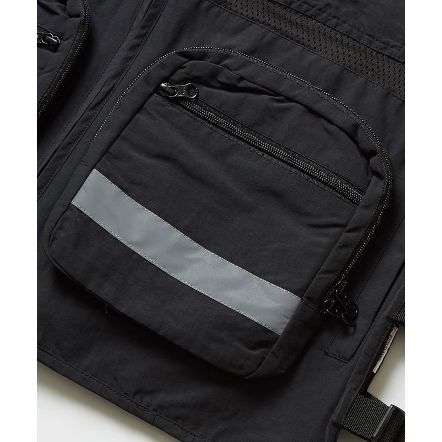 BEN DAVIS ベンデイビス ジレ ベスト メンズ ワークベスト 前開き 黒 ブラック メッシュ 大きいサイズ ストリート系 ストリートファッション | BEN DAVIS | 11