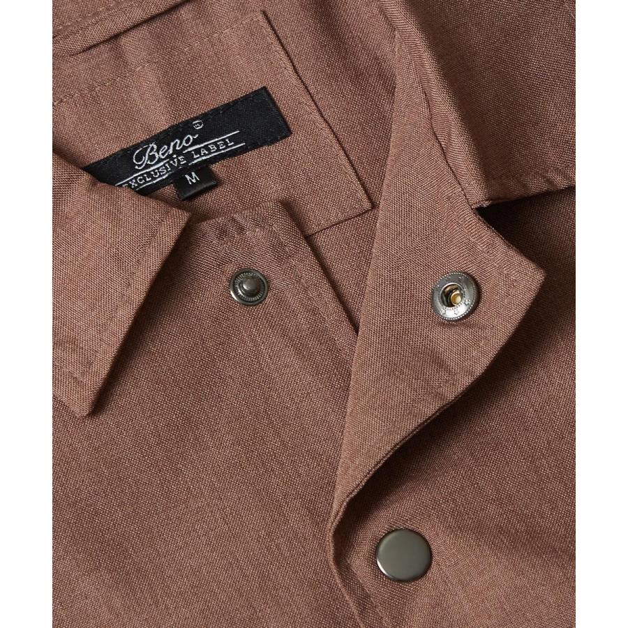 半袖シャツ メンズ シャツジャケット コーチジャケット ビッグシャツ 無地 シンプル ゆったり 大きいサイズ ビッグシルエット オーバーサイズ 白 黒 improves | improves | 18