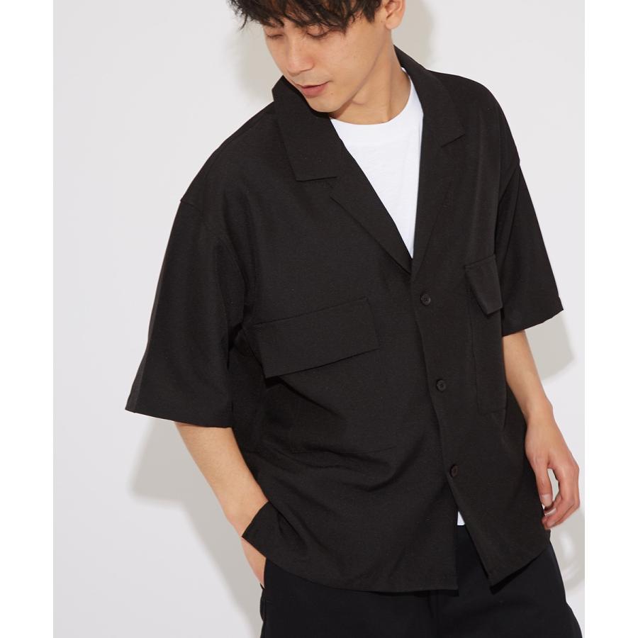 improves（インプローブス） 半袖シャツ メンズ オープンカラーシャツ