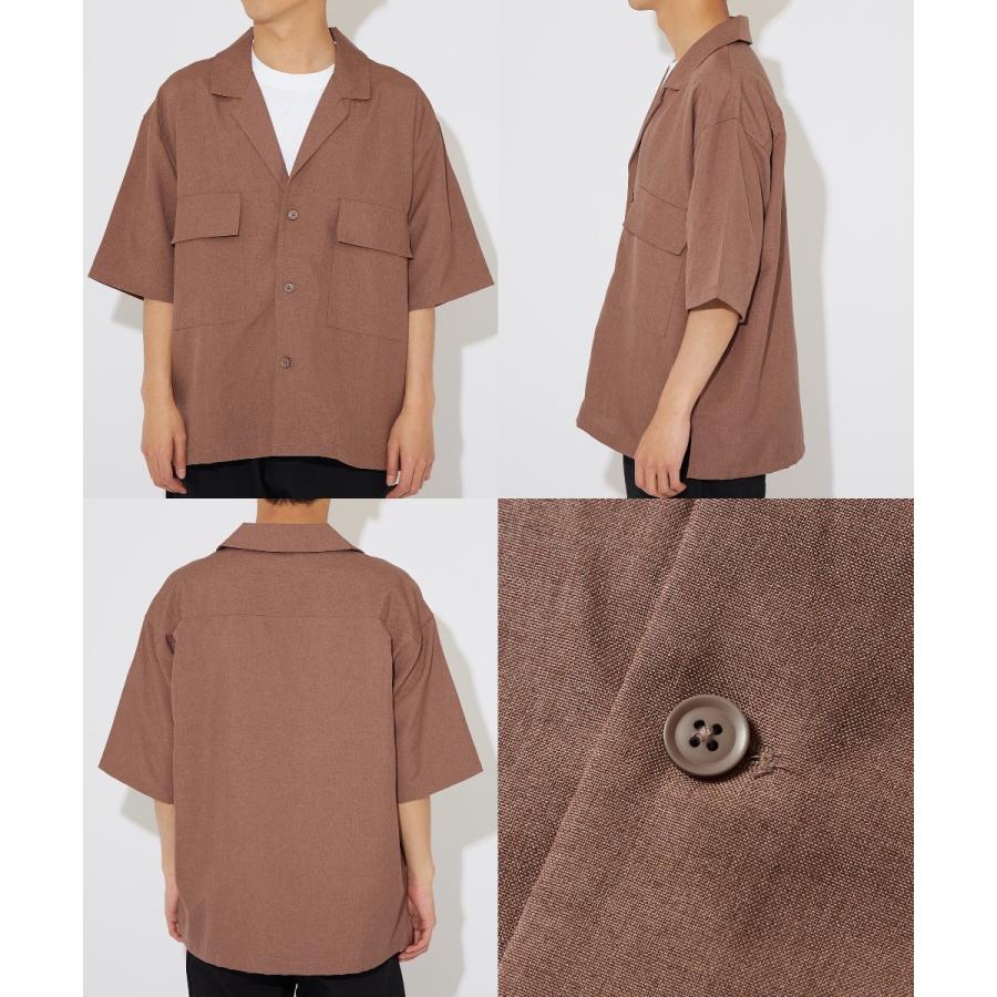 OLDMAN’S TAILOR オープンカラーシャツ半袖 新品未使用 SPU別注Naturemier(TM)日本製テックリネン2WAYオープンカラー半袖