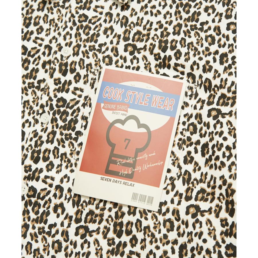 ビッグシャツ メンズ 半袖 柄シャツ 総柄 チェック柄 チェッカーフラッグ ヒョウ柄 レオパード柄 豹柄 ゼブラ柄 ビッグシルエット 大きいサイズ improves | improves | 13