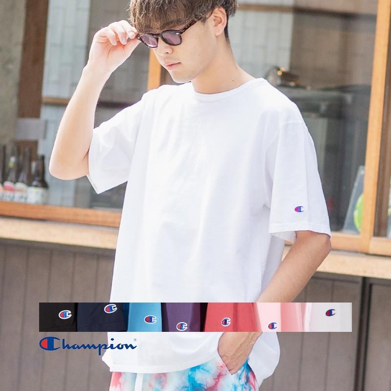 Champion チャンピオン 半袖Tシャツ メンズ クルーネック 無地 ビッグT