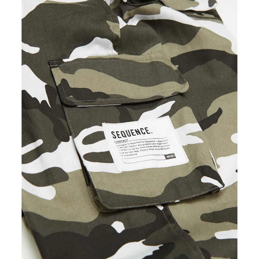Sequence B ONE SOUL シーケンス メンズ カーゴパンツ ワイドパンツ カモフラ柄 迷彩柄 ミリタリーパンツ 大きいサイズ ビッグシルエット ブランド | improves | 14