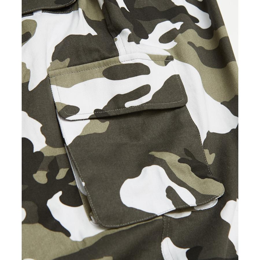 Sequence B ONE SOUL シーケンス メンズ カーゴパンツ ワイドパンツ カモフラ柄 迷彩柄 ミリタリーパンツ 大きいサイズ ビッグシルエット ブランド | improves | 15