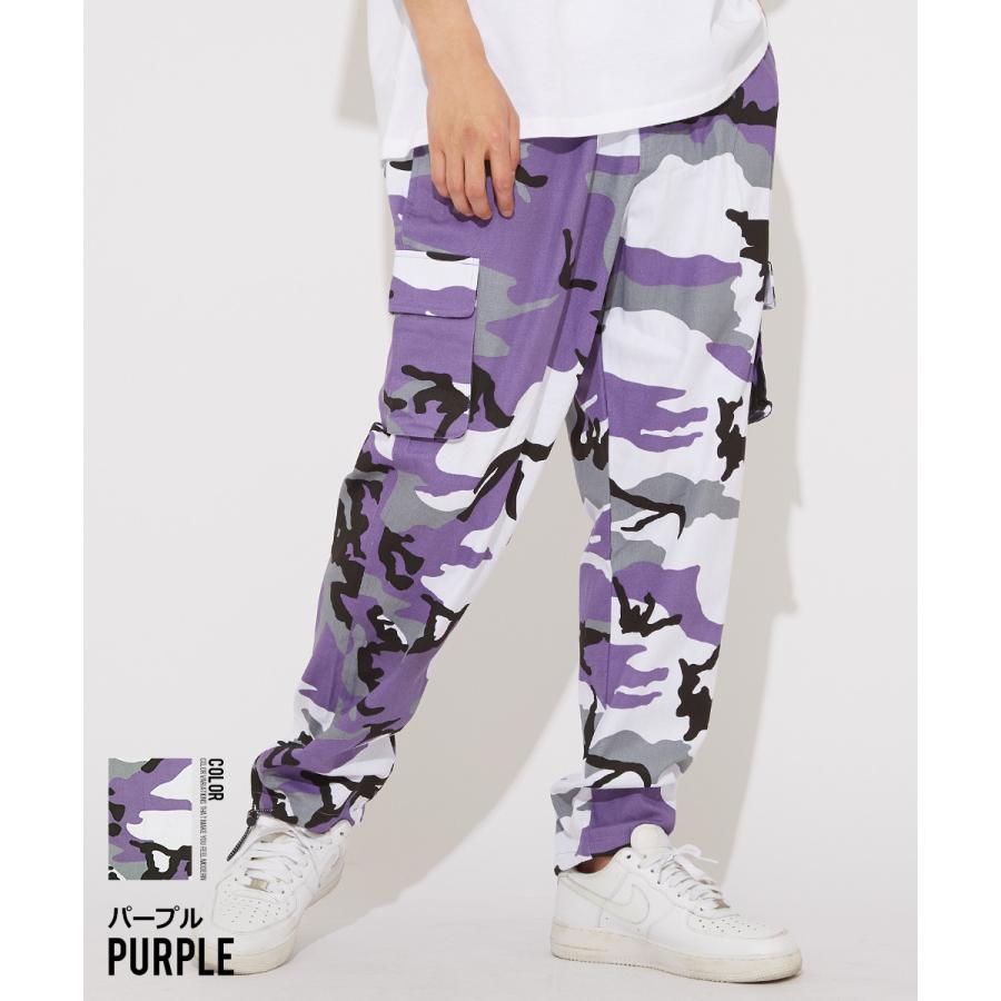 Sequence B ONE SOUL シーケンス メンズ カーゴパンツ ワイドパンツ カモフラ柄 迷彩柄 ミリタリーパンツ 大きいサイズ ビッグシルエット ブランド | improves | 02