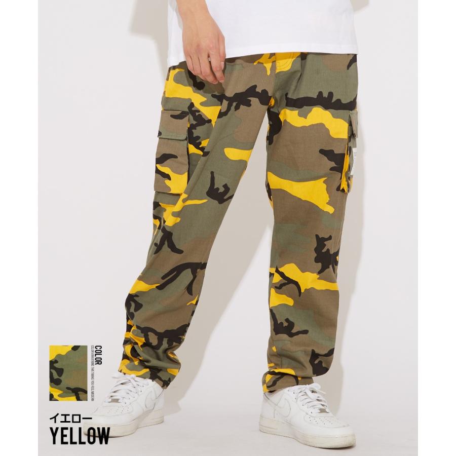 Sequence B ONE SOUL シーケンス メンズ カーゴパンツ ワイドパンツ カモフラ柄 迷彩柄 ミリタリーパンツ 大きいサイズ ビッグシルエット ブランド | improves | 04