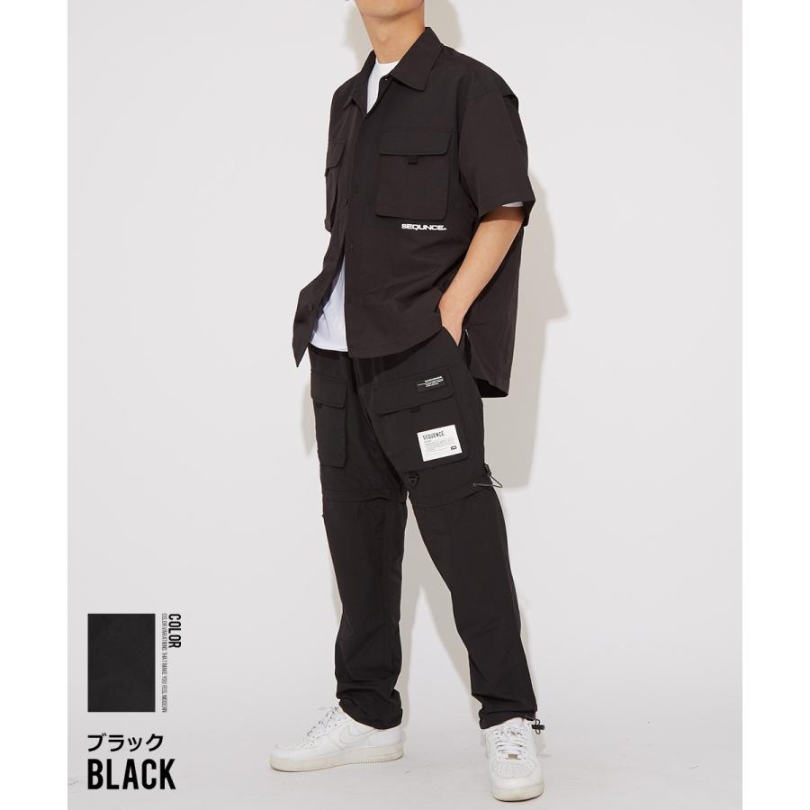 Sequence B ONE SOUL シーケンス メンズ カーゴパンツ 脱着可能 ハーフパンツ ショートパンツ ナイロンパンツ ワイドパンツ 大きいサイズ ミリタリー ブランド | improves | 13