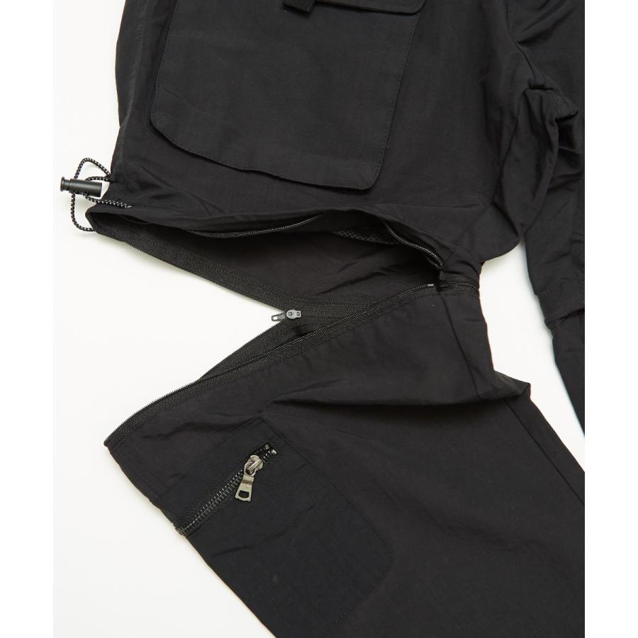 Sequence B ONE SOUL シーケンス メンズ カーゴパンツ 脱着可能 ハーフパンツ ショートパンツ ナイロンパンツ ワイドパンツ 大きいサイズ ミリタリー ブランド | improves | 16