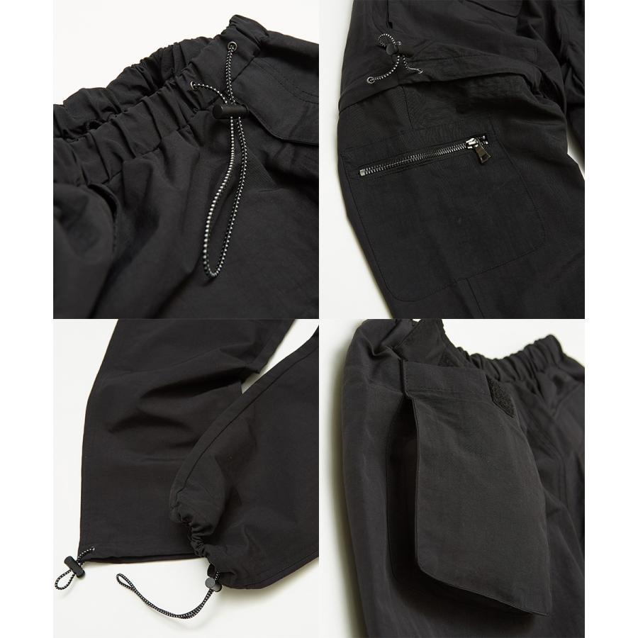 Sequence B ONE SOUL シーケンス メンズ カーゴパンツ 脱着可能 ハーフパンツ ショートパンツ ナイロンパンツ ワイドパンツ 大きいサイズ ミリタリー ブランド | improves | 18