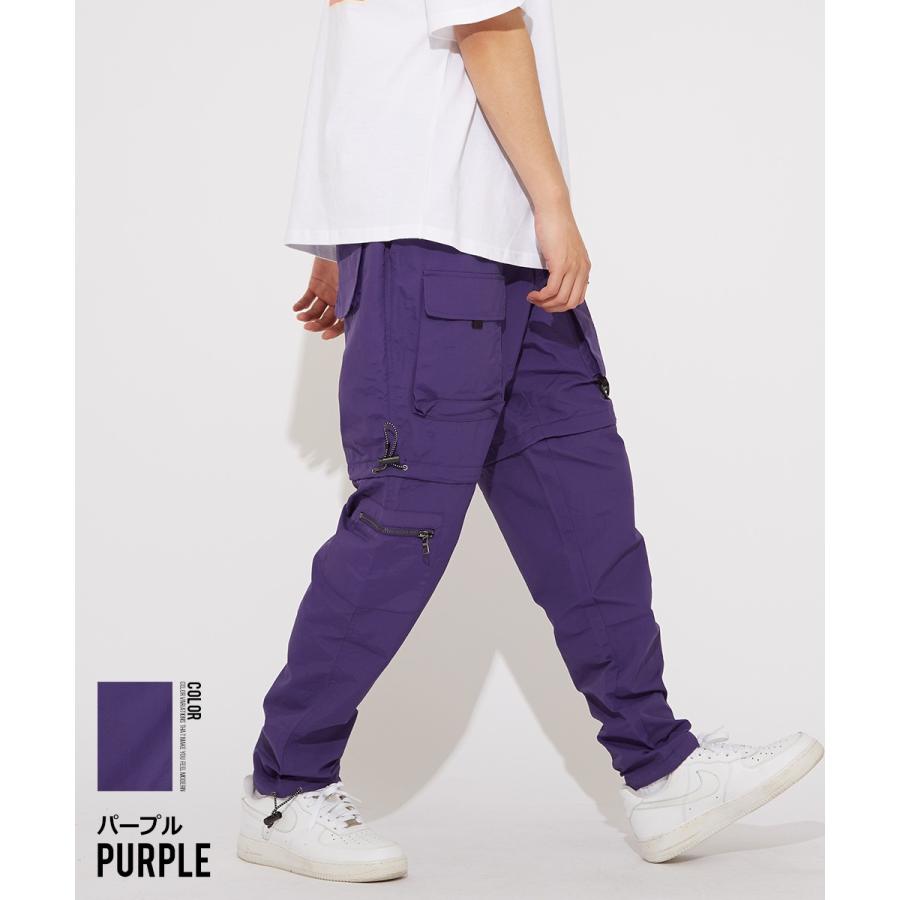 Sequence B ONE SOUL シーケンス メンズ カーゴパンツ 脱着可能 ハーフパンツ ショートパンツ ナイロンパンツ ワイドパンツ 大きいサイズ ミリタリー ブランド | improves | 02