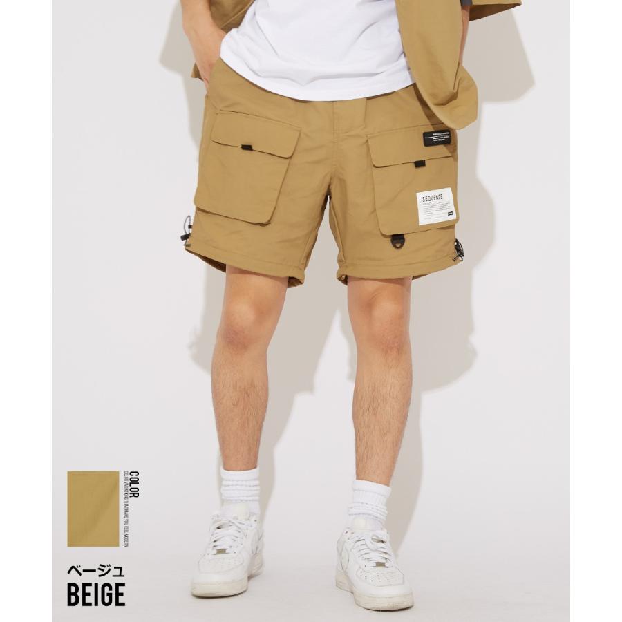 Sequence B ONE SOUL シーケンス メンズ カーゴパンツ 脱着可能 ハーフパンツ ショートパンツ ナイロンパンツ ワイドパンツ 大きいサイズ ミリタリー ブランド | improves | 05