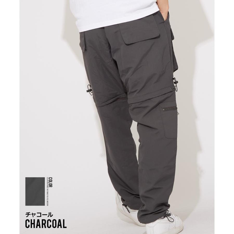 Sequence B ONE SOUL シーケンス メンズ カーゴパンツ 脱着可能 ハーフパンツ ショートパンツ ナイロンパンツ ワイドパンツ 大きいサイズ ミリタリー ブランド | improves | 08