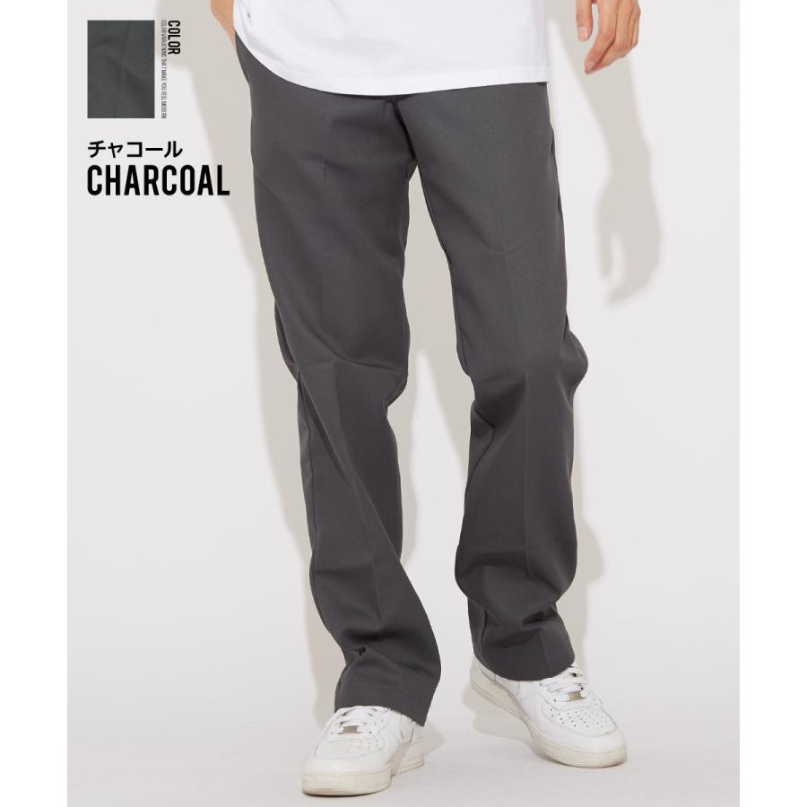Dickies ディッキーズ ワークパンツ メンズ チノパンツ ツイル 大きいサイズ ワイドパンツ 無地 黒 センタープレス 作業着 ブランド | Dickies | 07