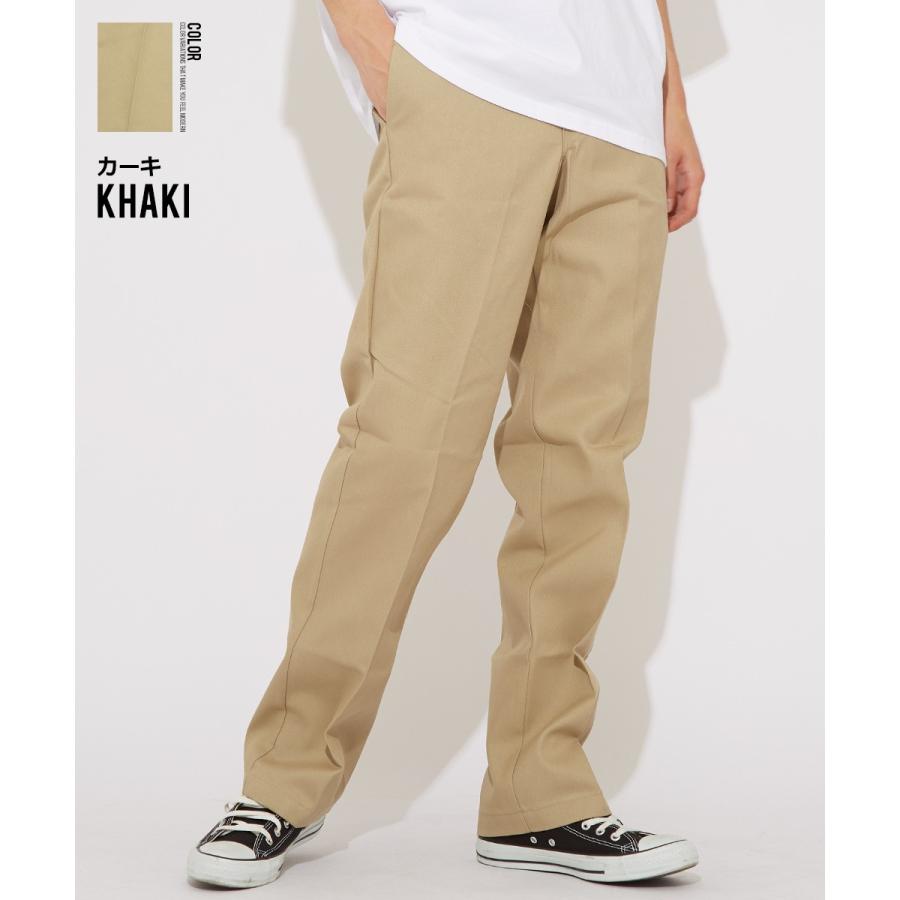 Dickies ディッキーズ ワークパンツ メンズ チノパンツ ツイル 大きいサイズ ワイドパンツ 無地 黒 センタープレス 作業着 ブランド | Dickies | 09