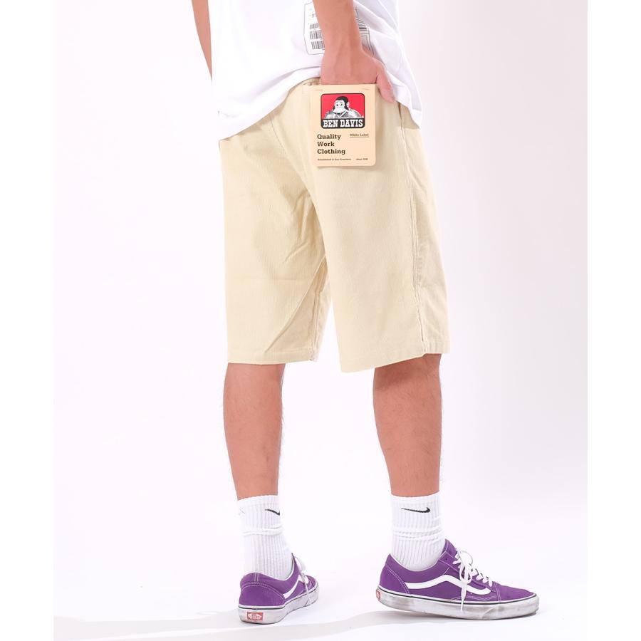 HUMAN MADE コーデュロイホワイトハーフパンツ XL BEN DAVIS（ベンデイビス） ハーフパンツ メンズ コーデュロイパンツ