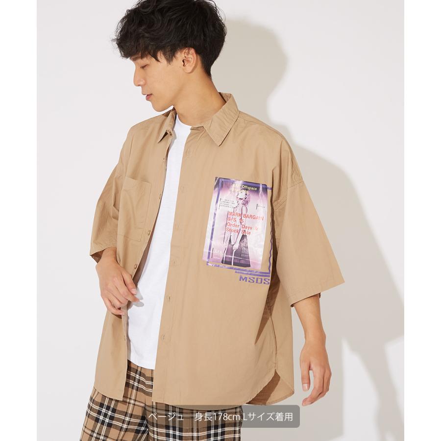 ビッグシャツ メンズ 半袖シャツ ビッグシルエット オーバーサイズ 大きいサイズ 白 黒 ストリート系 ストリートファッション improves | improves | 05