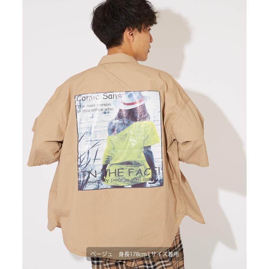 ビッグシャツ メンズ 半袖シャツ ビッグシルエット オーバーサイズ 大きいサイズ 白 黒 ストリート系 ストリートファッション improves | improves | 06